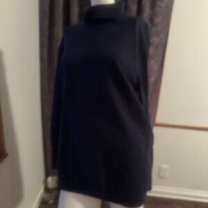 Lane Bryant Navy Blue knit turtleneck sweater, size 26/28